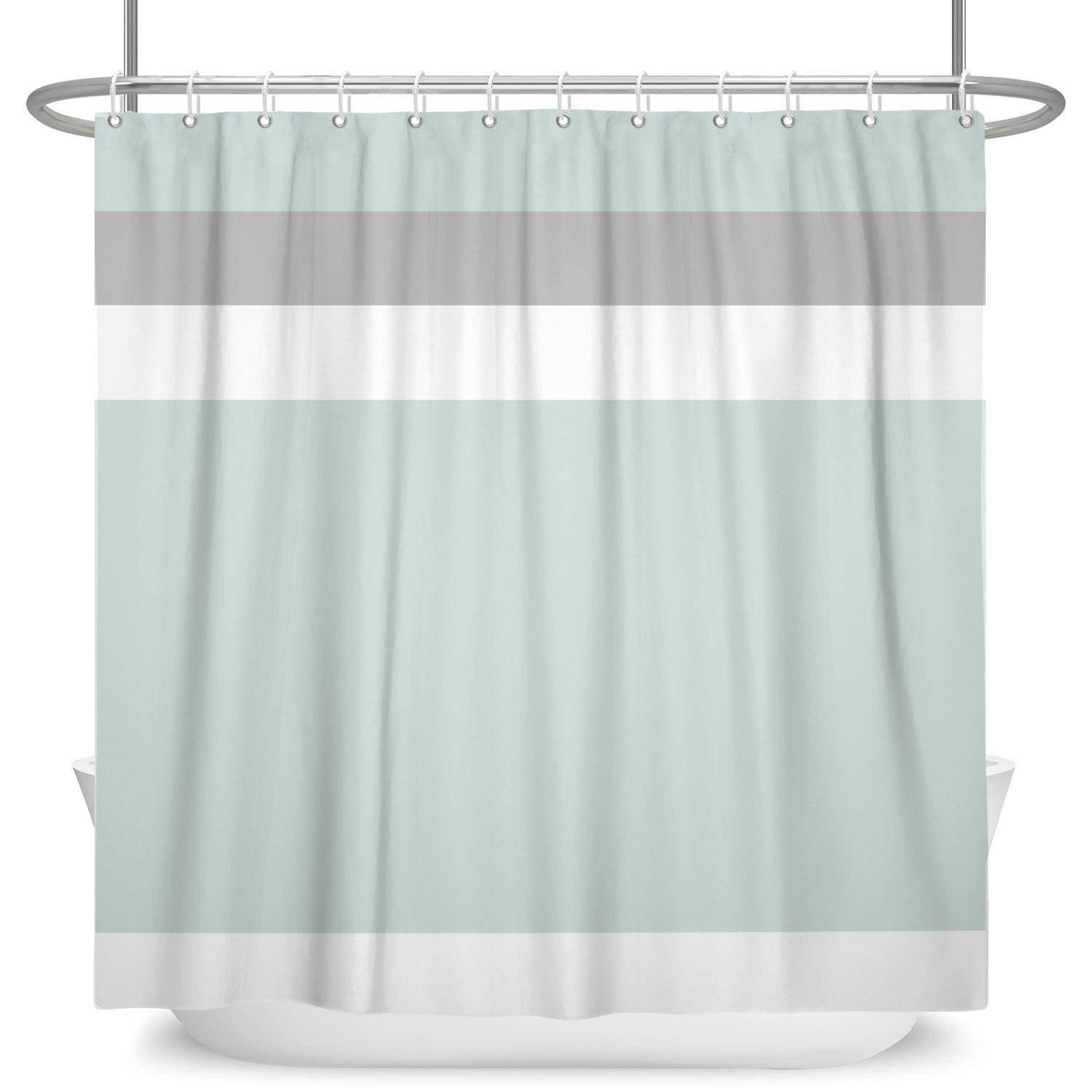 Modern Striped Shower Curtain Minimalist Black White Block Print Waterproof Bath Curtain For Bathroom Decor Polyester With Hooks W60H190(CM)-1 Pcs
Modern Striped Shower Curtain Minimalist Black White Block Print Waterproof Bath Curtain For Bathroom Decor Polyester With Hooks W60H190(CM)-1 Pcs