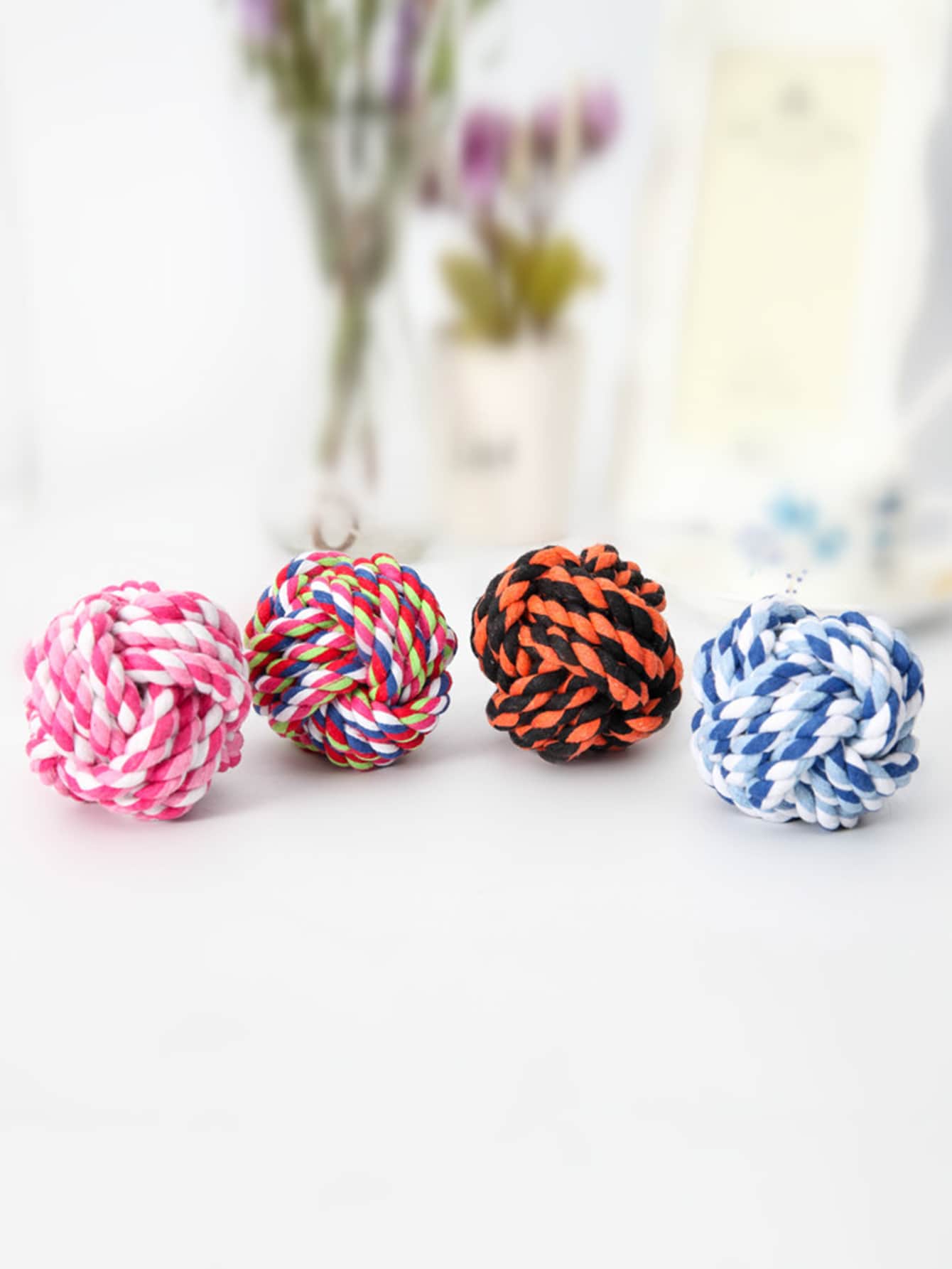 1 шт. Хлопковая смесь Игрушки-канаты для собак Прочные жевательные мячи для крупных и средних собак Сверхпрочная игрушка для агрессивного жевания для чистки зубов
1 шт. Хлопковая смесь Игрушки-канаты для собак Прочные жевательные мячи для крупных и средних собак Сверхпрочная игрушка для агрессивного жевания для чистки зубов