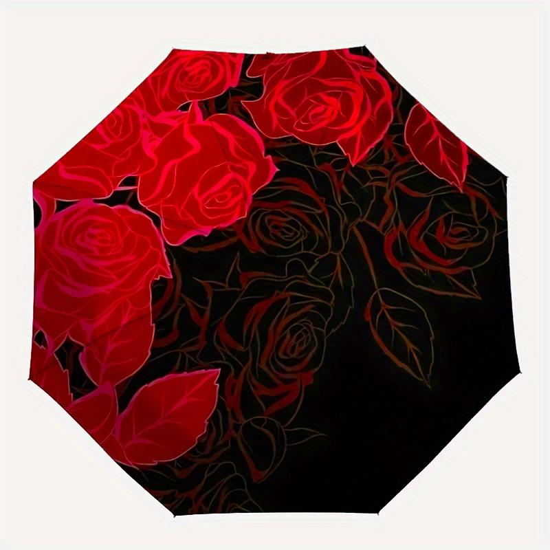 1pc Rose Pattern Automatic Open/close, All-Season Portable Folding Umbrella for Friends, Travel, Everyday, Events yy250812144
1pc Rose Pattern Automatic Open/close, All-Season Portable Folding Umbrella for Friends, Travel, Everyday, Events yy250812144