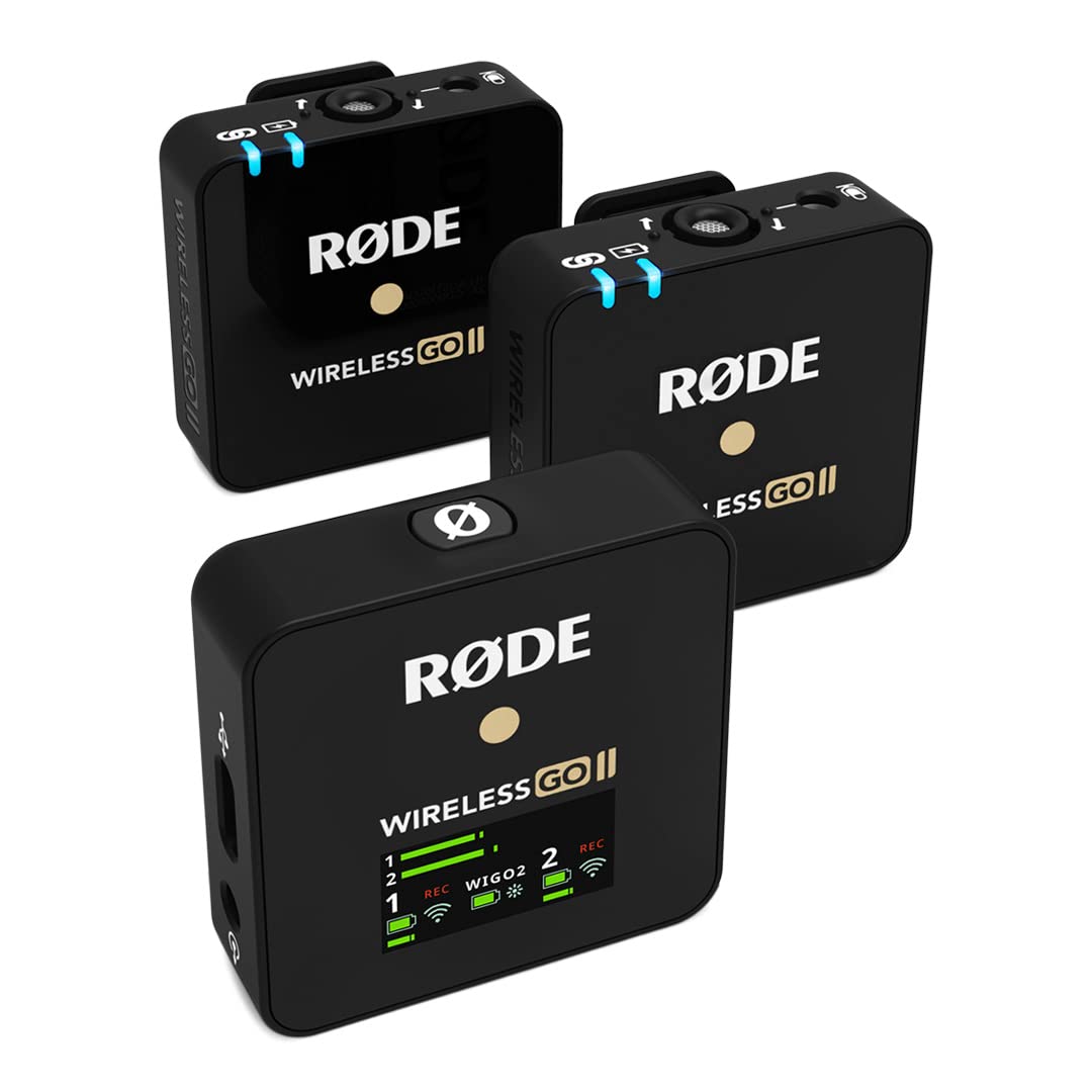 RODE Microphones Wireless GO II Wireless Go II Dual Channel Wireless Microphone System WIGOII чорний
RODE Microphones Wireless GO II Wireless Go II Dual Channel Wireless Microphone System WIGOII чорний