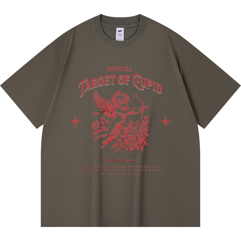230GSM 100% Cotton T-Shirt Official Target Of Cupid Print Tees Funny Harajuku Style Combed Cotton Tshirt XS абрикосовый
230GSM 100% Cotton T-Shirt Official Target Of Cupid Print Tees Funny Harajuku Style Combed Cotton Tshirt XS абрикосовый