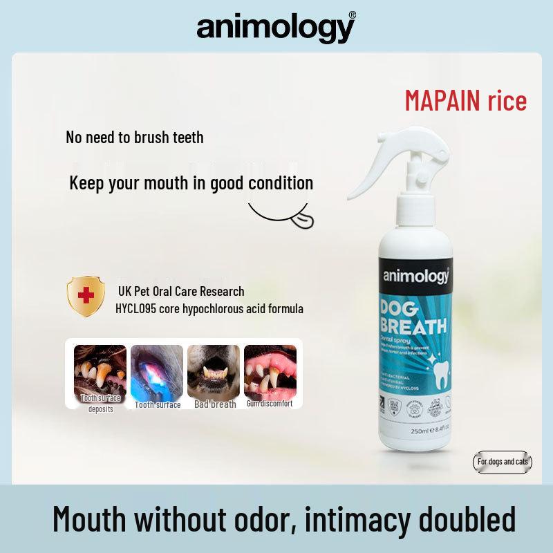 Animology Mouth Freshening Spray for Cats & Dogs: Freshens Breath, Reduces Oral Odor, UK Import
Animology Mouth Freshening Spray for Cats & Dogs: Freshens Breath, Reduces Oral Odor, UK Import