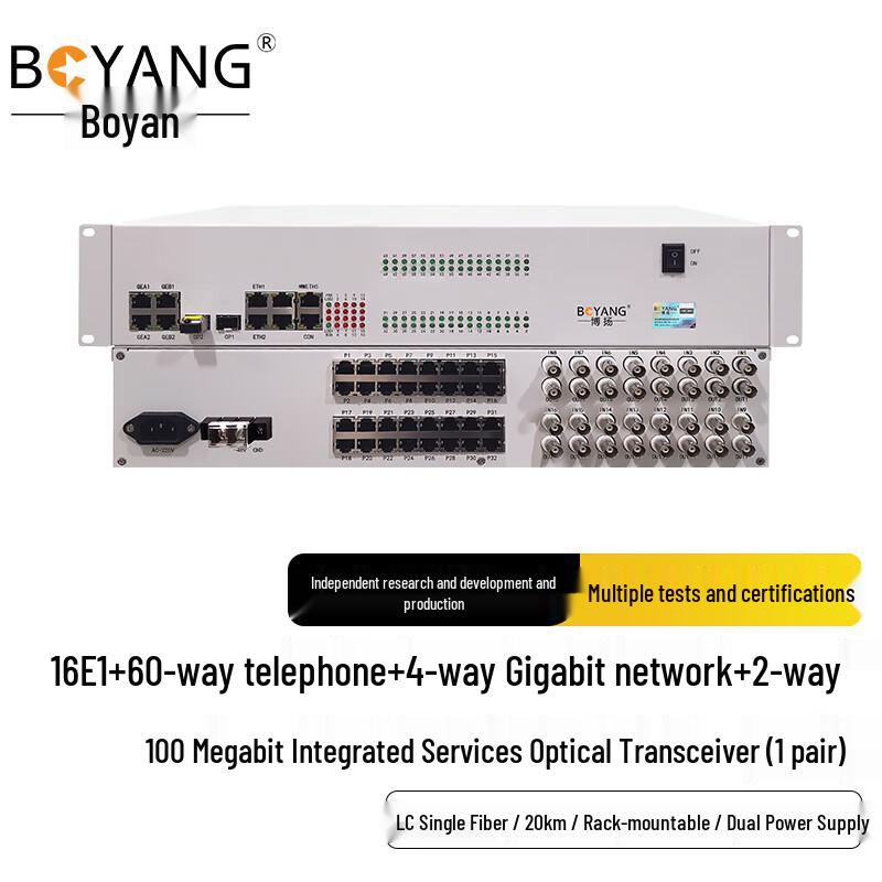 BOYANG Multi-Service Fiber Optic Transceiver
BOYANG Multi-Service Fiber Optic Transceiver
