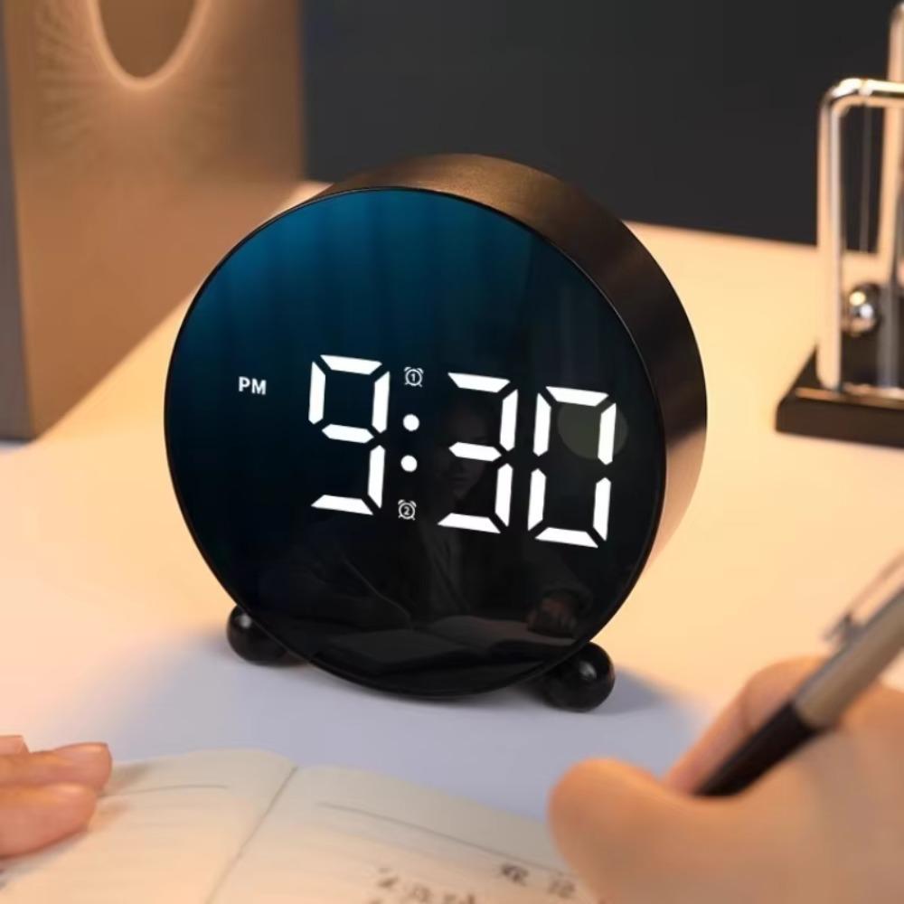 2 Sets Alarm LED Clock Adjustable Brightness Electronic Clock Digital Alarm Clock Bedroom
2 Sets Alarm LED Clock Adjustable Brightness Electronic Clock Digital Alarm Clock Bedroom