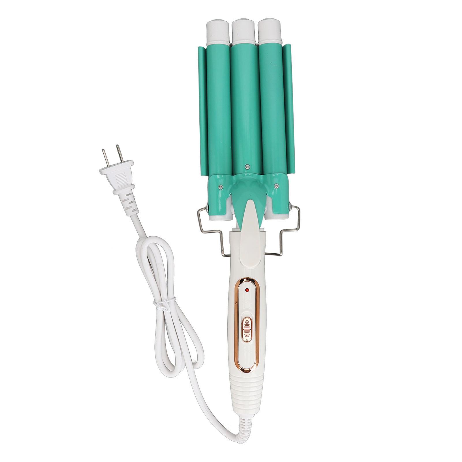 Waver Curling Iron Wand Triple Barrel Ceramics Hair Iron Crimper for Home Hair Salon Green S US Plug
Waver Curling Iron Wand Triple Barrel Ceramics Hair Iron Crimper for Home Hair Salon Green S US Plug