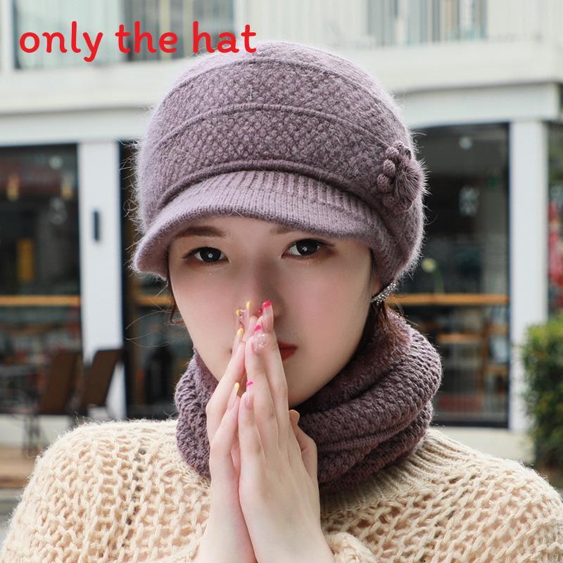 Blend Knit Cap With Floral Decoration For Outdoor Activities BeanRed
Blend Knit Cap With Floral Decoration For Outdoor Activities BeanRed
