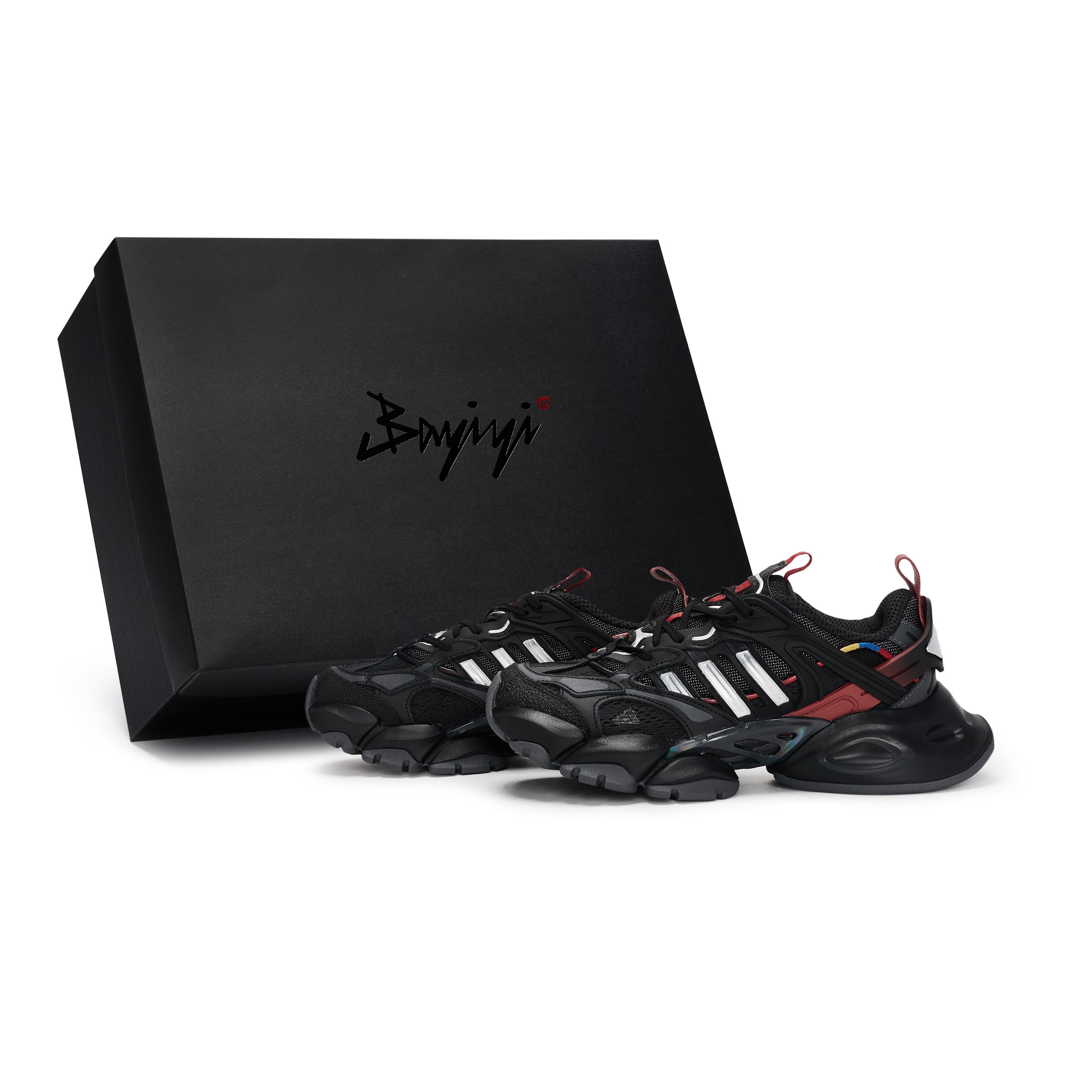 Adidas XLG RUNNER DELUXE Нековзкі Стійкі до стирання Низькі Бігові кросівки Унісекс Чорний Червоний Сріблястий JQ2974(Team80-S-BOX) 43⅓
Adidas XLG RUNNER DELUXE Нековзкі Стійкі до стирання Низькі Бігові кросівки Унісекс Чорний Червоний Сріблястий JQ2974(Team80-S-BOX) 43⅓