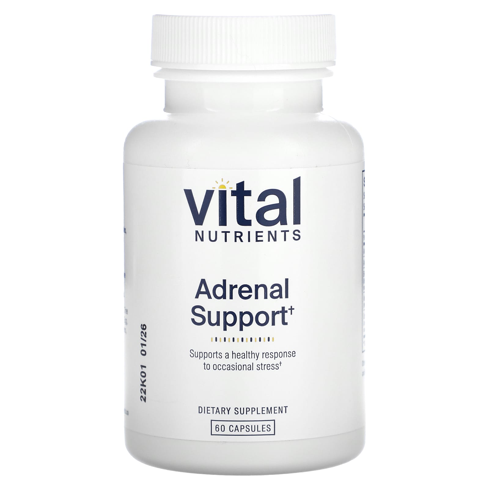 Adrenal Support, 60 Capsules 
Adrenal Support, 60 Capsules