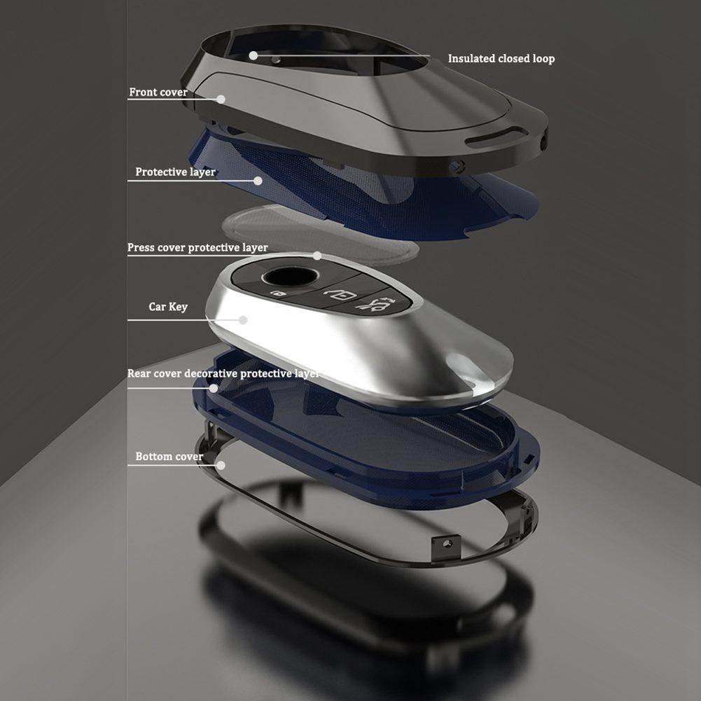 Чехол для автомобильного брелока из цинкового сплава из ТПУ для Mercedes CS Class W223 S350 2021 
Чехол для автомобильного брелока из цинкового сплава из ТПУ для Mercedes CS Class W223 S350 2021