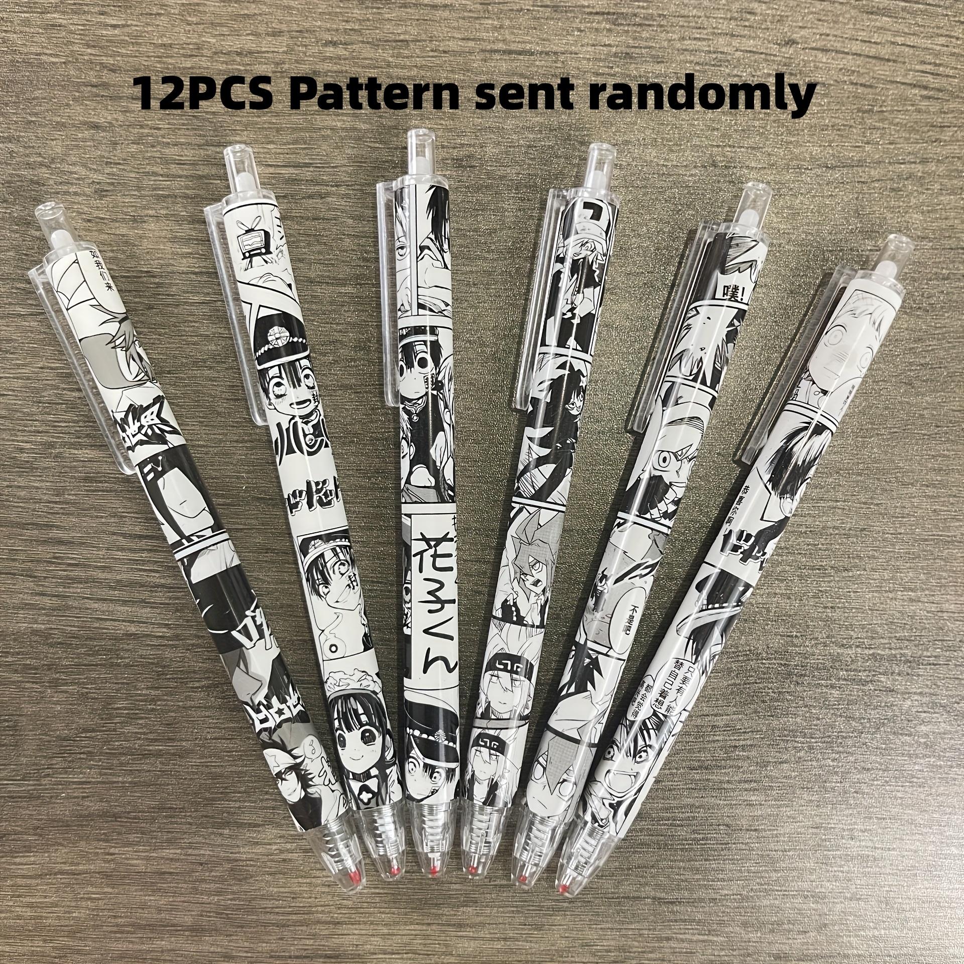 2 Boxes of 12 Pens with Random Designs, Anime-Themed, Medium-Sized Nib, Water-Based Black Ink, Durable Plastic, Office and School Stationery, Ret
2 Boxes of 12 Pens with Random Designs, Anime-Themed, Medium-Sized Nib, Water-Based Black Ink, Durable Plastic, Office and School Stationery, Ret