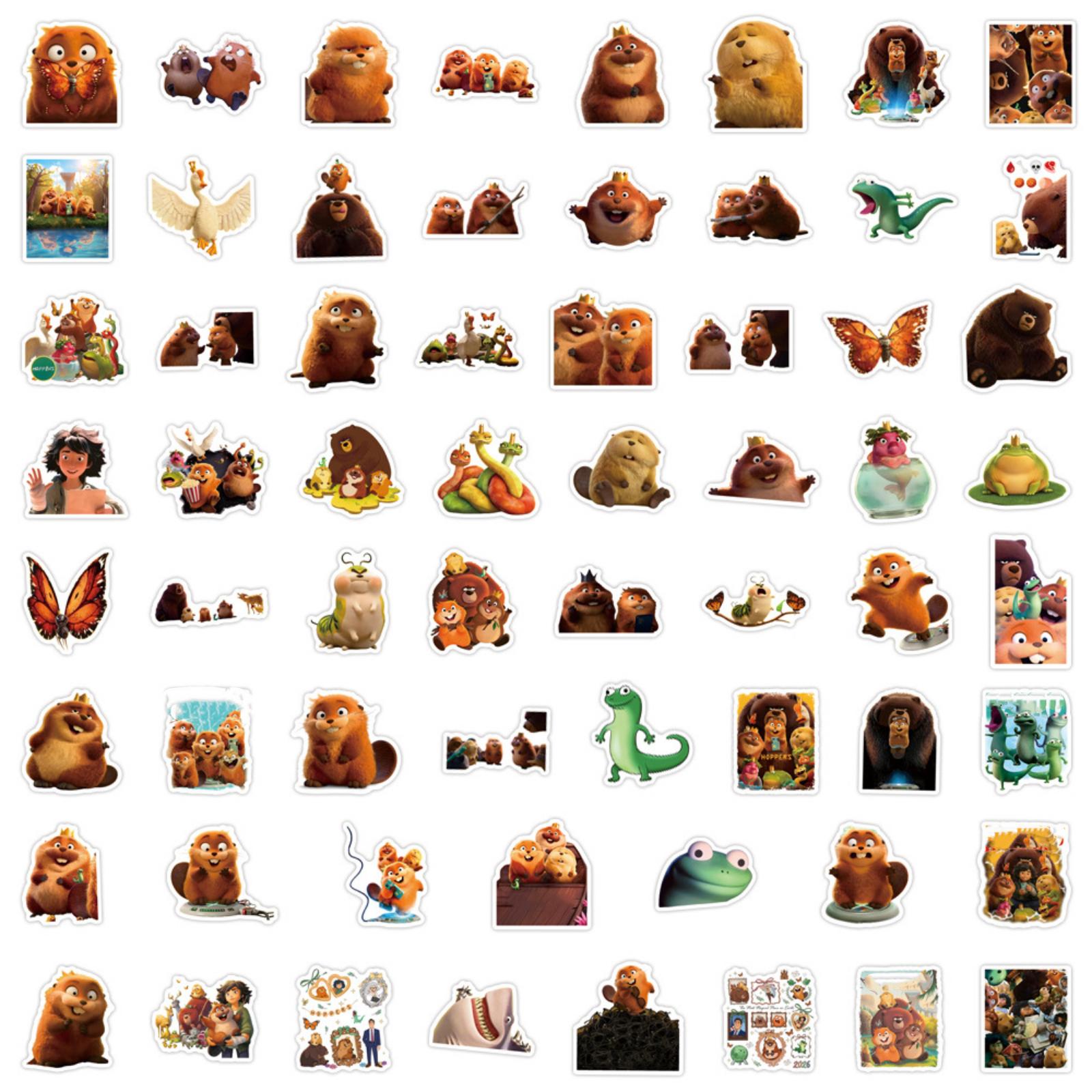 60 Pieces Waterproof Cartoon Character Stickers for DIY Decoration on Water Bottles Cars Laptops and More Durable Vinyl Material one size
60 Pieces Waterproof Cartoon Character Stickers for DIY Decoration on Water Bottles Cars Laptops and More Durable Vinyl Material one size