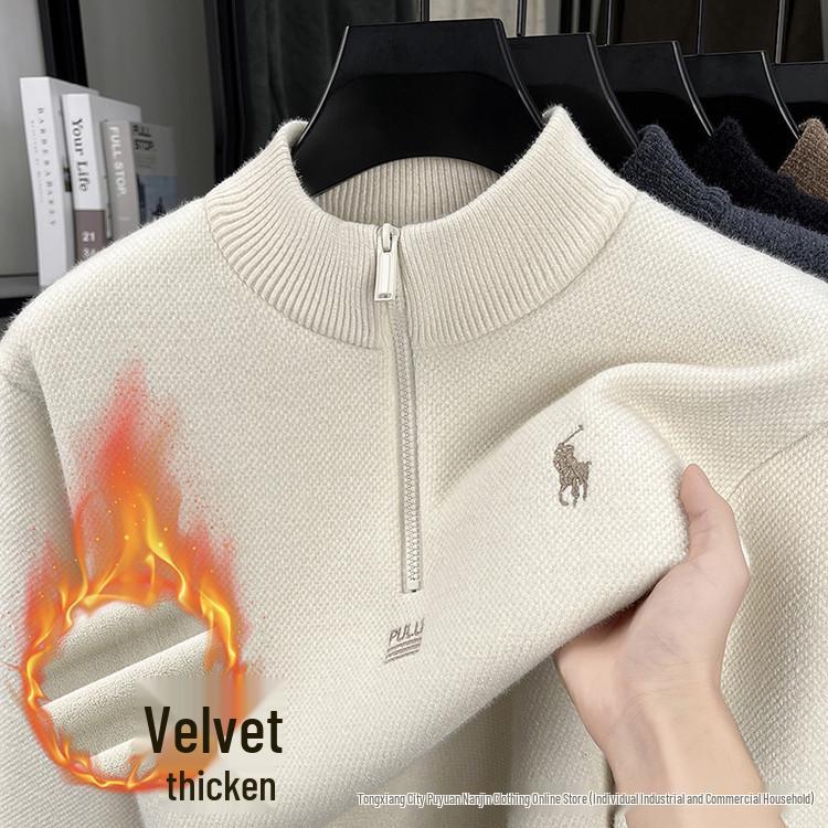 Men s Ferret Fur Velvet High-Neck Sweater - Thick Knit, Half-Zip, Warm Base Layer 2XL
Men s Ferret Fur Velvet High-Neck Sweater - Thick Knit, Half-Zip, Warm Base Layer 2XL
