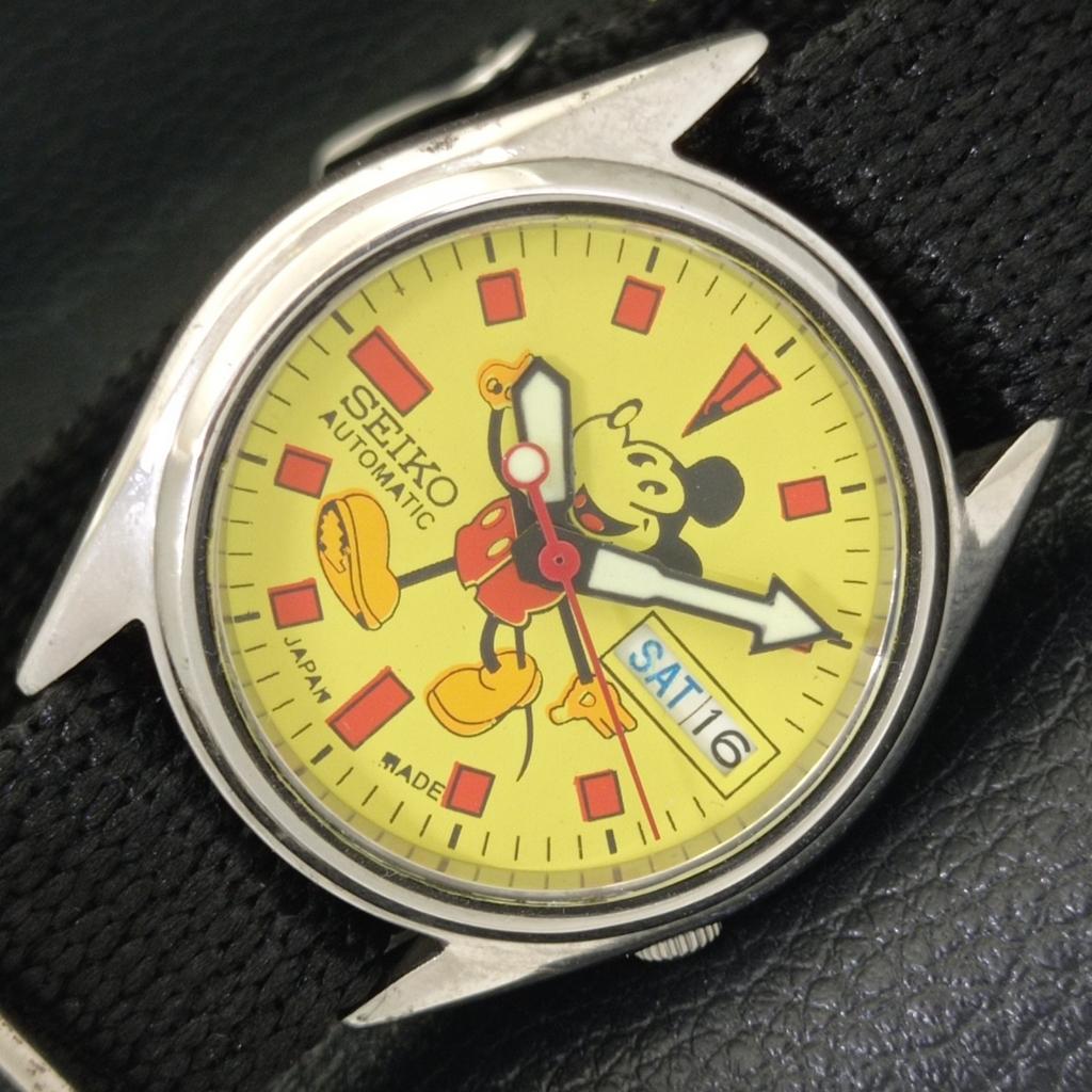 Б/у винтажные автоматические мужские часы SEIKO из Японии с рисунком из мультфильма, желтый циферблат a433900-2 R119-a433900
Б/у винтажные автоматические мужские часы SEIKO из Японии с рисунком из мультфильма, желтый циферблат a433900-2 R119-a433900