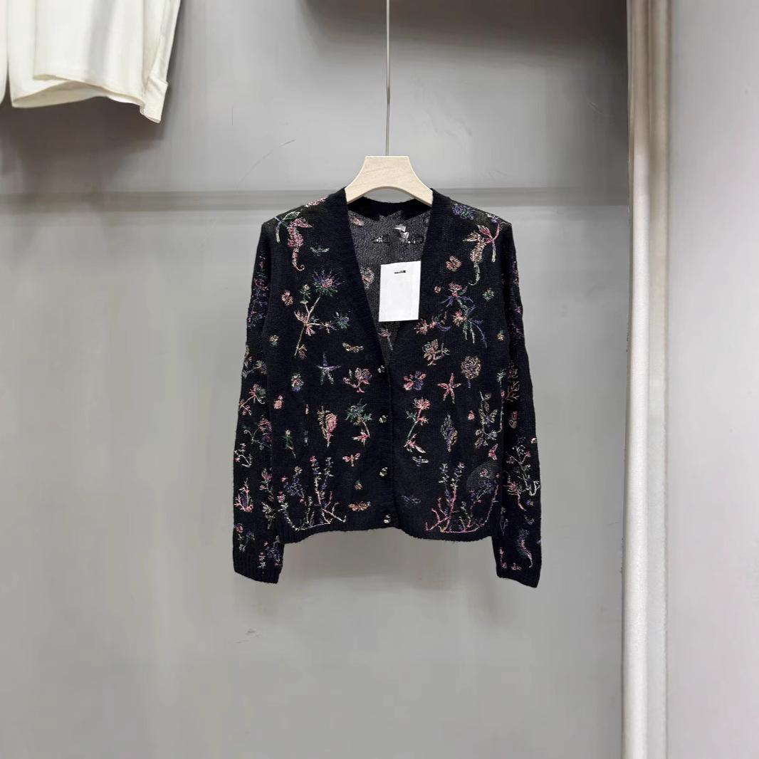 Высококачественный вышитый мохеровый кардиган с V-образным вырезом и длинными рукавами для весны Large чёрный
Высококачественный вышитый мохеровый кардиган с V-образным вырезом и длинными рукавами для весны Large чёрный