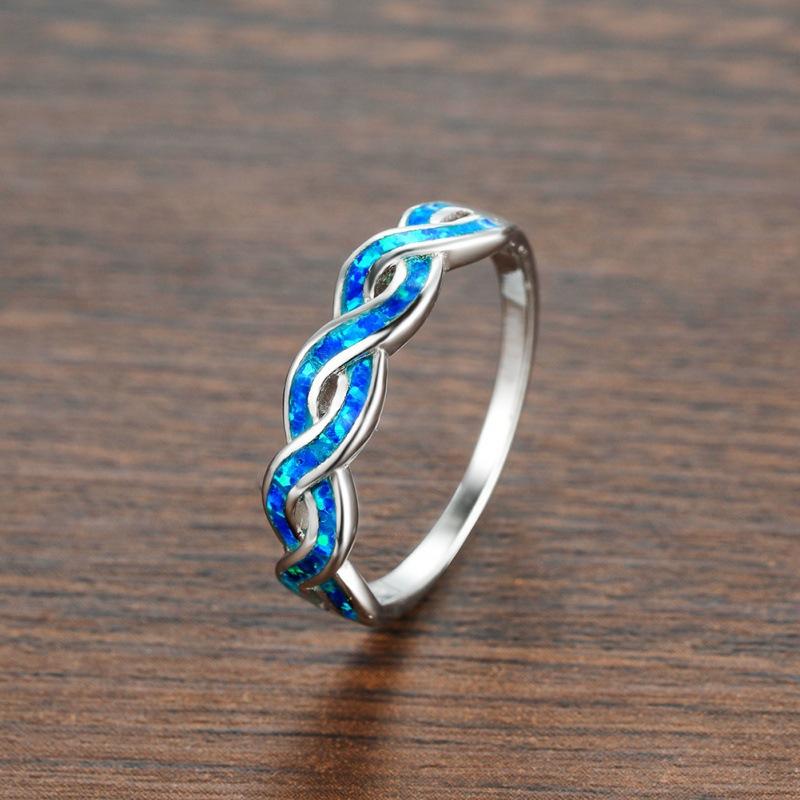 Wish Opal twist ring European and American simple Douyin Internet celebrities with the same temperament ring women s jewelry no. 10 синій
Wish Opal twist ring European and American simple Douyin Internet celebrities with the same temperament ring women s jewelry no. 10 синій