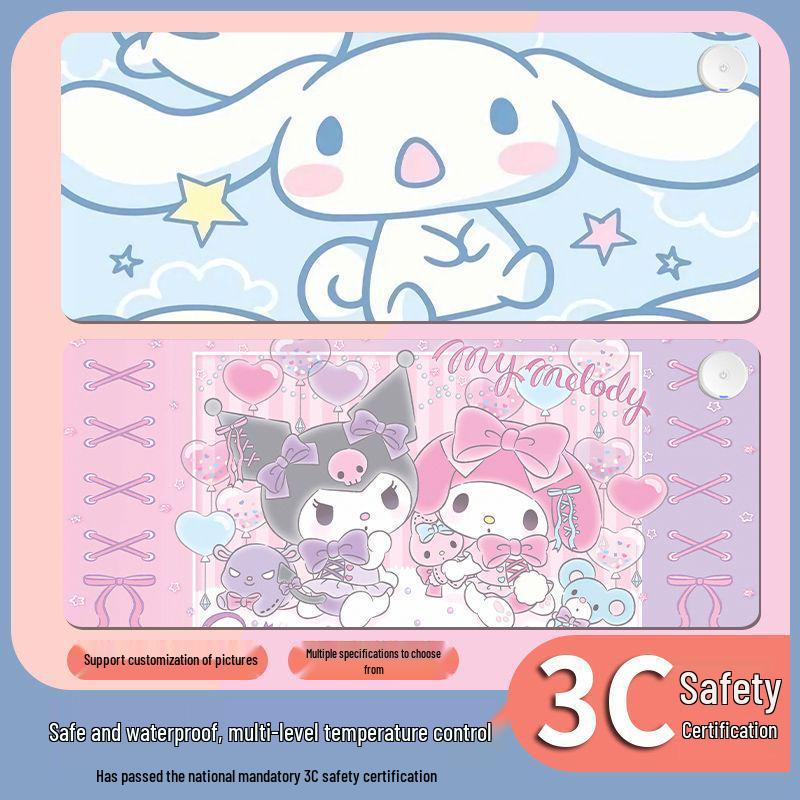 Cinnamoroll XL Підігрівана Килимок для Миші та Столу – Затишний Електричний Нагрівач для Письма та Комп ютерних Розваг 60*36cm
Cinnamoroll XL Підігрівана Килимок для Миші та Столу – Затишний Електричний Нагрівач для Письма та Комп ютерних Розваг 60*36cm