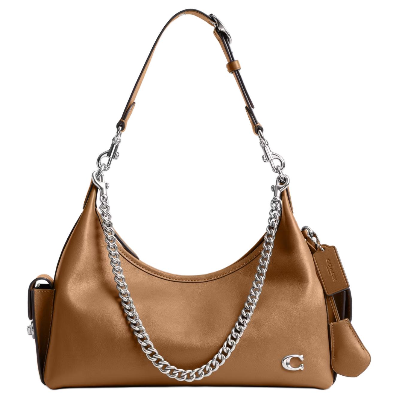 Coach Pocket Juliet 30 Gold Logo Shoulder Strap Removable Adjustable Smooth Leather Motorcycle Crossbody Shoulder Bag Large CAM20-LHT7J Basic Set (Bag+Dust Bag)
Coach Pocket Juliet 30 Gold Logo Shoulder Strap Removable Adjustable Smooth Leather Motorcycle Crossbody Shoulder Bag Large CAM20-LHT7J Basic Set (Bag+Dust Bag)