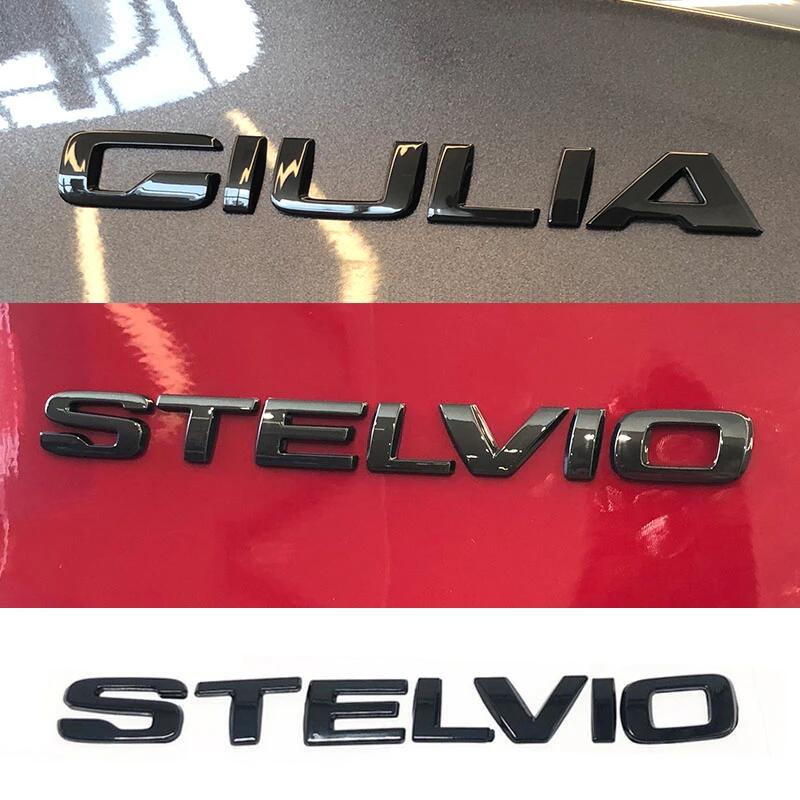 Car metal tail letter decorative sticker For Alfa Romeo Giulia Stelvio Exterior Modification
Car metal tail letter decorative sticker For Alfa Romeo Giulia Stelvio Exterior Modification