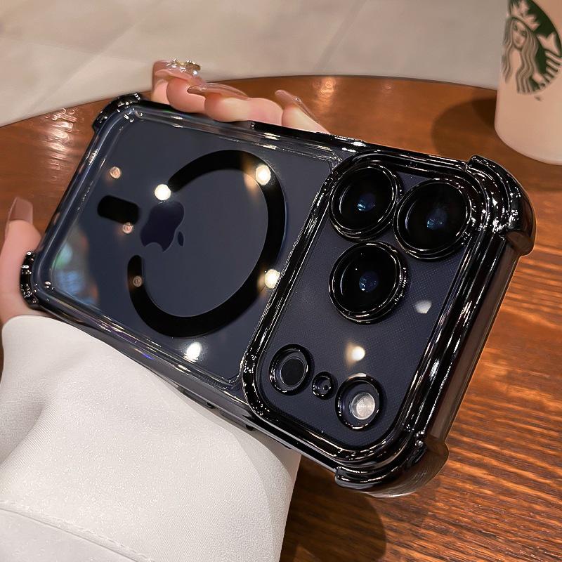 Magnetic Case for iPhone 17: Transparent, Full Coverage, Drop-Proof with Airbag Protection and Enhanced Lens for 16 Pro Max, 15, 14, and 13 Models. 16
Magnetic Case for iPhone 17: Transparent, Full Coverage, Drop-Proof with Airbag Protection and Enhanced Lens for 16 Pro Max, 15, 14, and 13 Models. 16