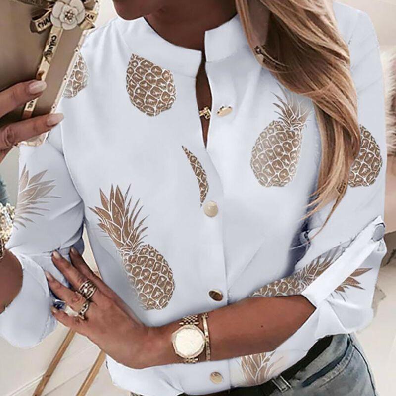 Wan Sleeve V-Neck Pineapple Print Shirt Wan Sleeve V Neck Pineapple Printed Shirt white XXL
Wan Sleeve V-Neck Pineapple Print Shirt Wan Sleeve V Neck Pineapple Printed Shirt white XXL