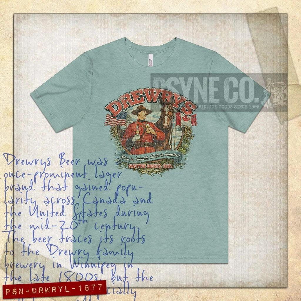 Drewrys Lager 1877 Vintage Men s T shirt 3XL
Drewrys Lager 1877 Vintage Men s T shirt 3XL