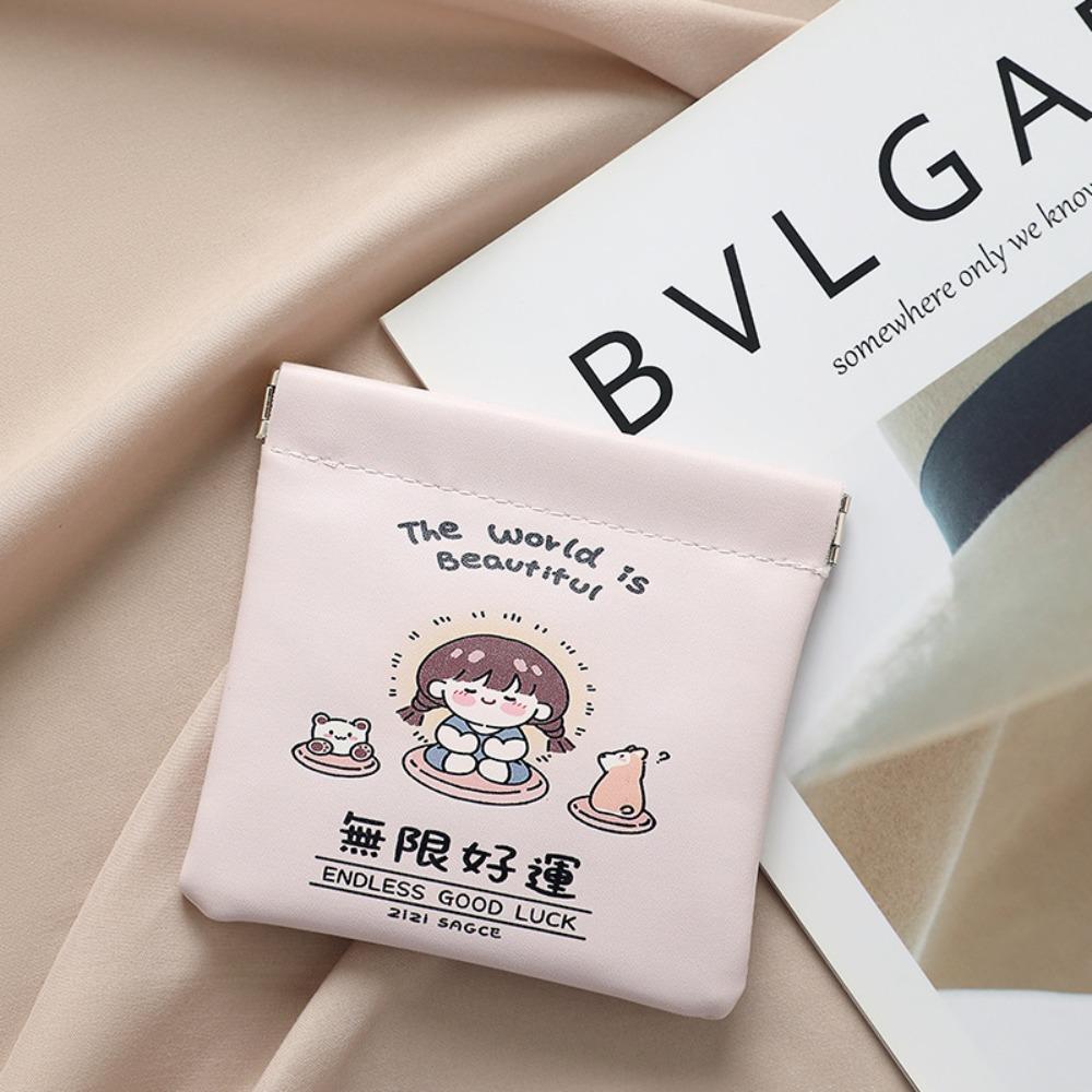 New Automatic Closing Mini Cosmetic Bag Soft Pu Leather Portable Lipstick Bags Cartoon Pattern Makeup Pouch
New Automatic Closing Mini Cosmetic Bag Soft Pu Leather Portable Lipstick Bags Cartoon Pattern Makeup Pouch