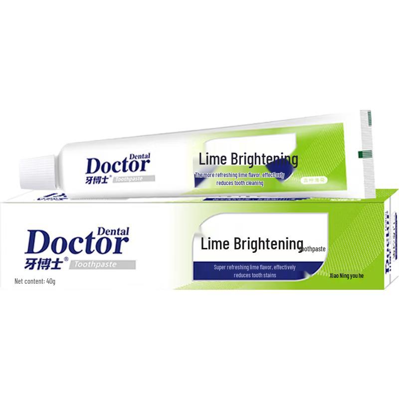 Dr. Tooth Lime Whitening Toothpaste (3-Pack)
Dr. Tooth Lime Whitening Toothpaste (3-Pack)