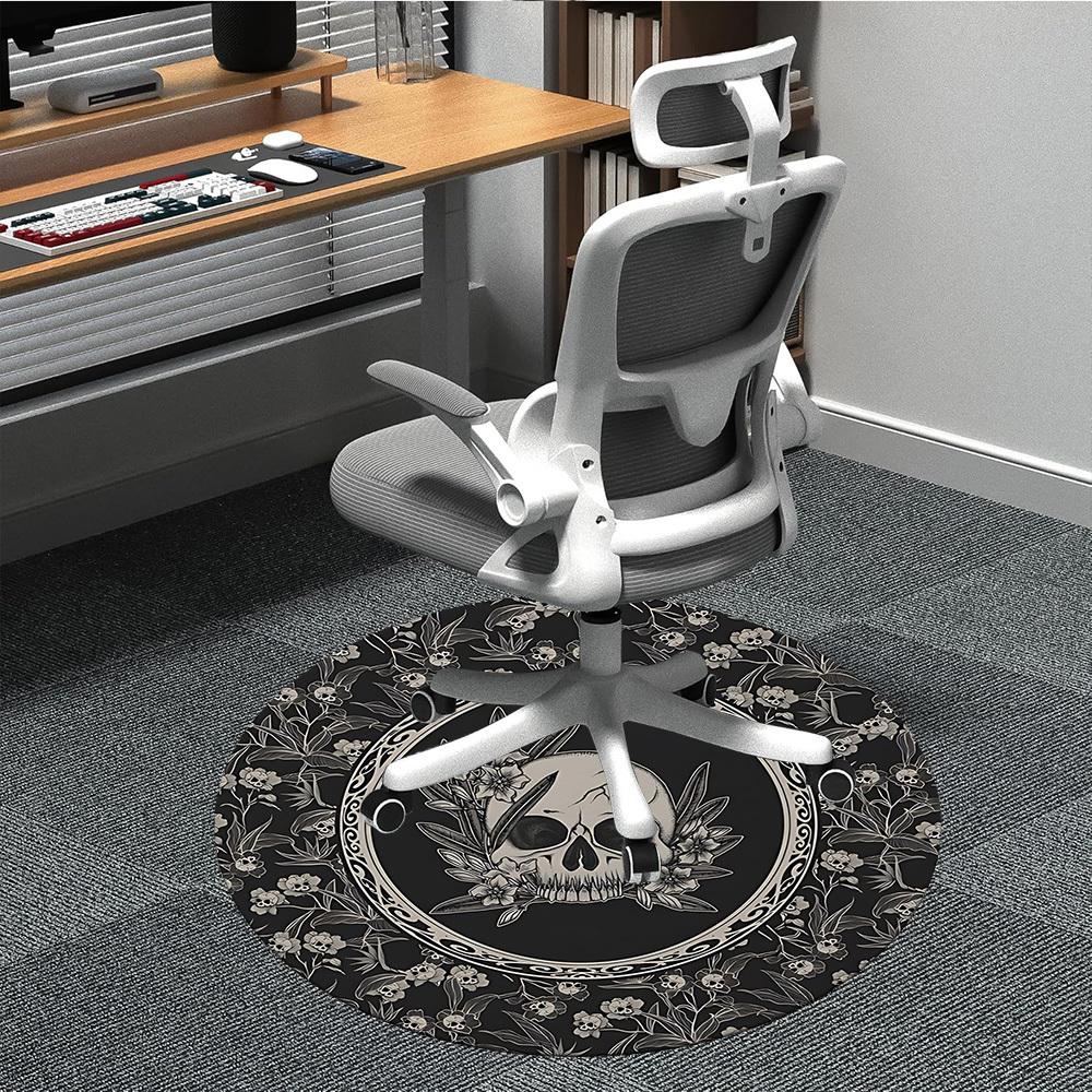 1PC Skull Floral Pattern Chair Carpet for Office, Indoor Non-Slip Washable Carpet, Soft Comfortable Mat For Office Room yy250930206 80cm by 80cm
1PC Skull Floral Pattern Chair Carpet for Office, Indoor Non-Slip Washable Carpet, Soft Comfortable Mat For Office Room yy250930206 80cm by 80cm