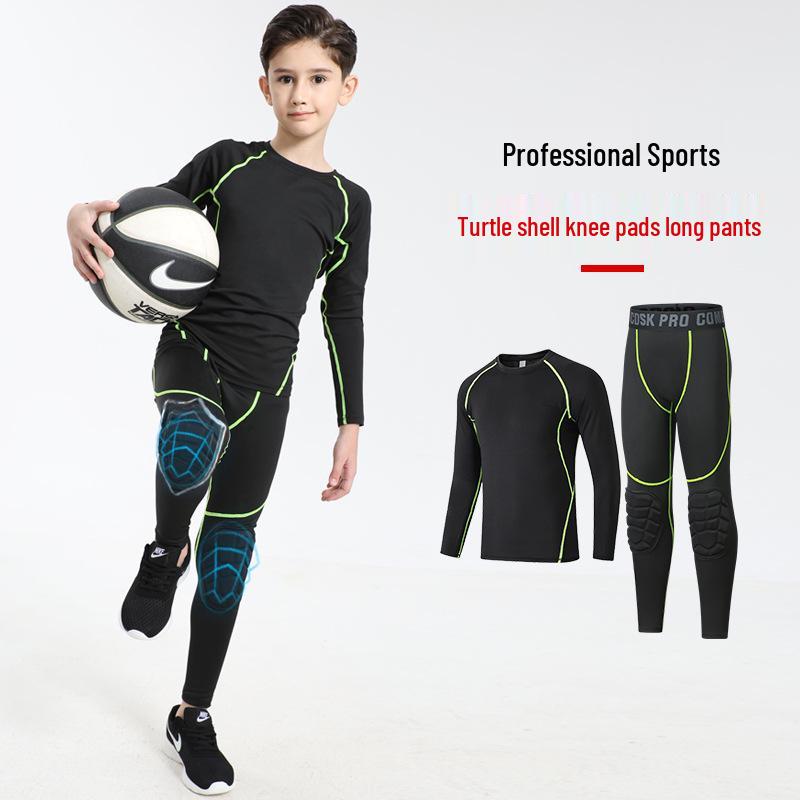 Children s Quick-Dry Knee Pad Sports Base Layer - Long Sleeve for Autumn/Winter: Basketball, Football, Roller Skating, Fitness XL for height ~180cm
Children s Quick-Dry Knee Pad Sports Base Layer - Long Sleeve for Autumn/Winter: Basketball, Football, Roller Skating, Fitness XL for height ~180cm