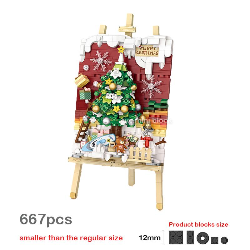 LOZ Creative Water Surfing Painting Spring Day Train Building Block sChristmas Tree Paintboard Toys Puzzle Brick Girl Kids Gifts
LOZ Creative Water Surfing Painting Spring Day Train Building Block sChristmas Tree Paintboard Toys Puzzle Brick Girl Kids Gifts