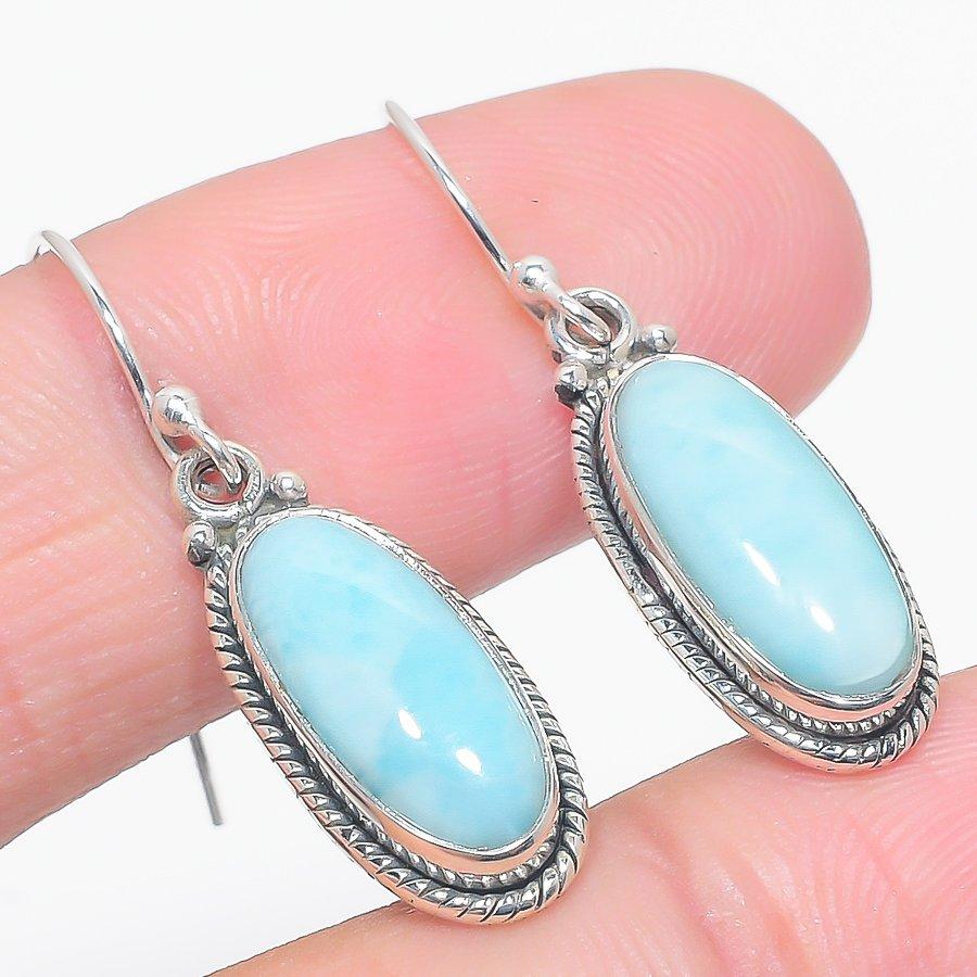 Серьги из стерлингового серебра 925 пробы с драгоценным камнем Natural Republic Larimar 1,50 дюйма t8m04
Серьги из стерлингового серебра 925 пробы с драгоценным камнем Natural Republic Larimar 1,50 дюйма t8m04