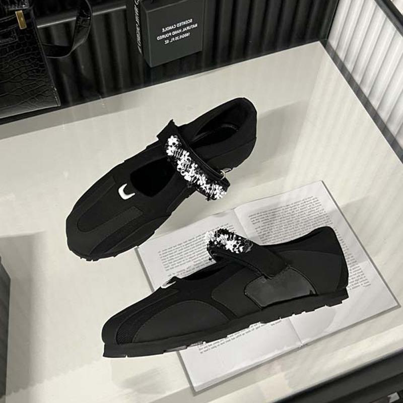 Черные серебристые туфли Мэри Джейн женские с круглым носком и пряжкой повседневные балетки на плоской подошве лоферы дышащие удобные кроссовки Tenis De Mujer 39
Черные серебристые туфли Мэри Джейн женские с круглым носком и пряжкой повседневные балетки на плоской подошве лоферы дышащие удобные кроссовки Tenis De Mujer 39