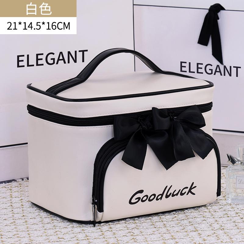 Small Fragrant Bow Makeup Bag Large Capacity High Quality Portable Storage Going Out Handheld
Small Fragrant Bow Makeup Bag Large Capacity High Quality Portable Storage Going Out Handheld