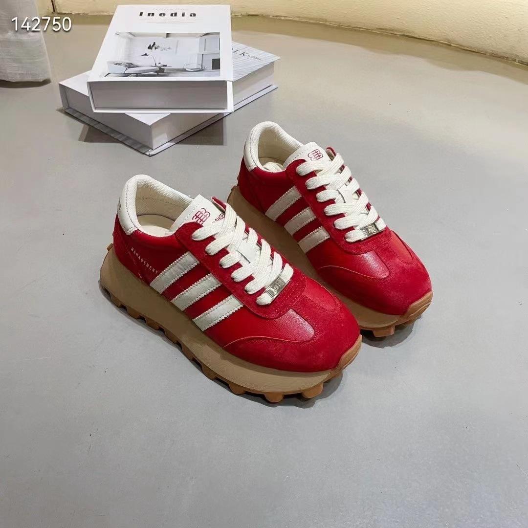 Весенние одинарные туфли Forrest Gump вафельные туфли новогодние красные универсальные повседневные спортивные туфли из матовой кожи на толстой подошве на толстой подошве
Весенние одинарные туфли Forrest Gump вафельные туфли новогодние красные универсальные повседневные спортивные туфли из матовой кожи на толстой подошве на толстой подошве