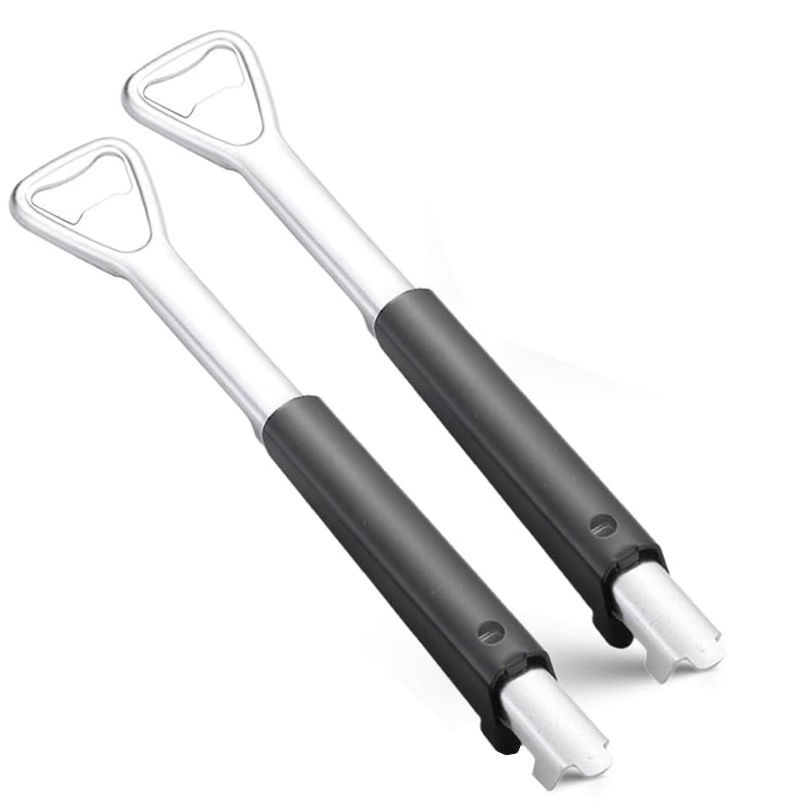 Регулируемый консервный нож, открывалка для банок из нержавеющей стали, консервный нож, ручной открывалка для крышек, нескользящая открывалка для бутылок для пожилых людей. One Size