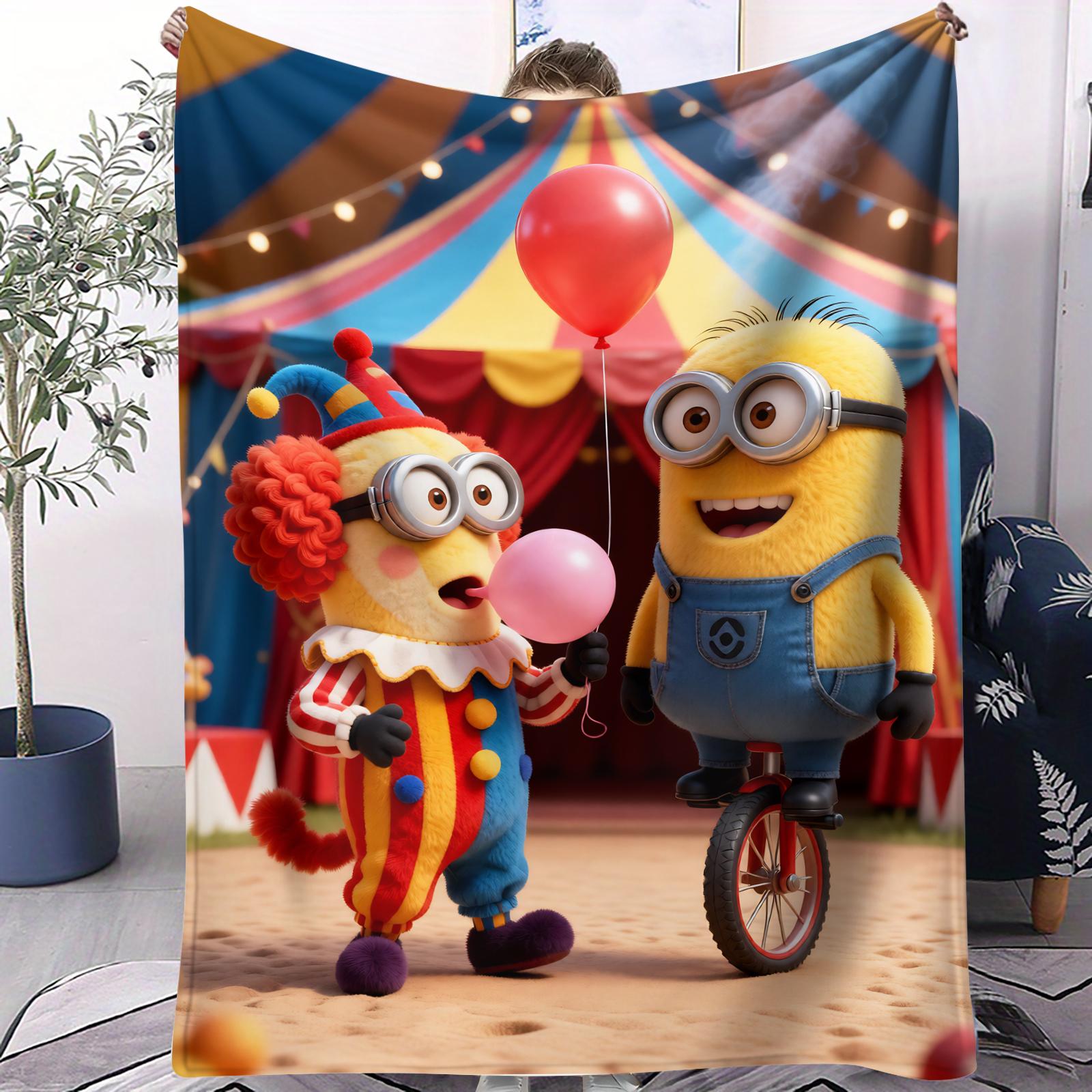 Exquisite Print Minions Blanket All Season Soft Durable Comfortable For Bed Bedroom Dorm Sofa Lunch Camping Daily Use Home Decor 70x100cm
Exquisite Print Minions Blanket All Season Soft Durable Comfortable For Bed Bedroom Dorm Sofa Lunch Camping Daily Use Home Decor 70x100cm