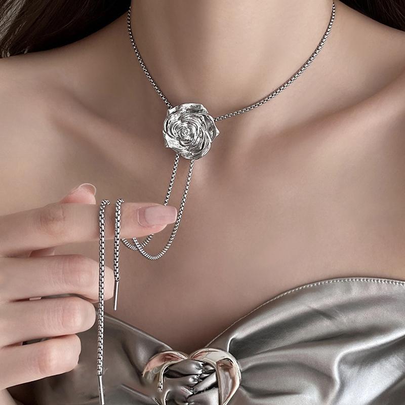 Korea New Fashion Simple Snowflake Pearl Tassel Y-Shape Necklace for Women Copper Color Charm Jewerly Accessory Daily Party Gift
Korea New Fashion Simple Snowflake Pearl Tassel Y-Shape Necklace for Women Copper Color Charm Jewerly Accessory Daily Party Gift