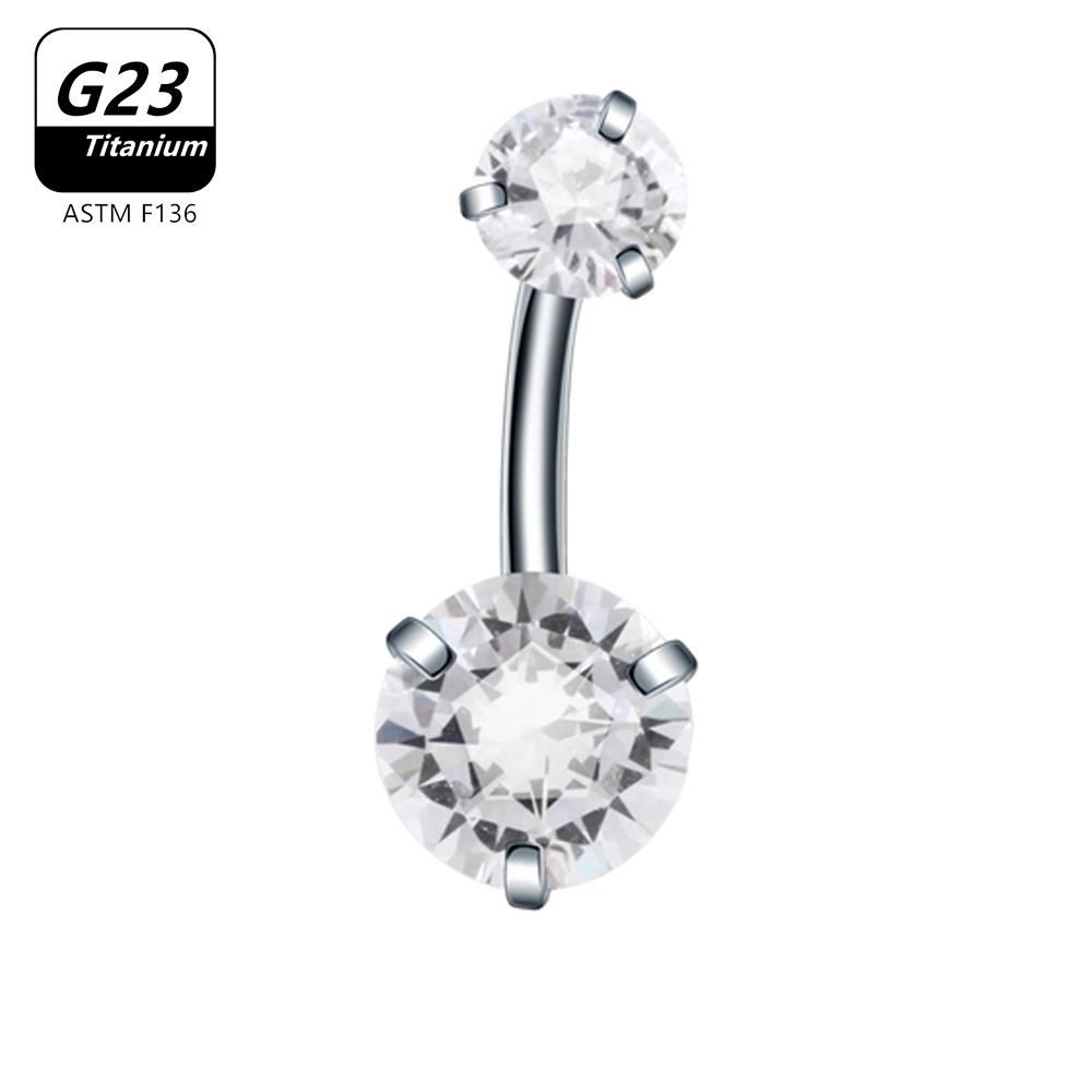 1/5pcs ASTM F136 G23 Titanium 14G Belly Button Ring Navel Nombril Piercing CZ Sexy Women Body Jewelry Ombligo 1.6x10x5x8mm
1/5pcs ASTM F136 G23 Titanium 14G Belly Button Ring Navel Nombril Piercing CZ Sexy Women Body Jewelry Ombligo 1.6x10x5x8mm