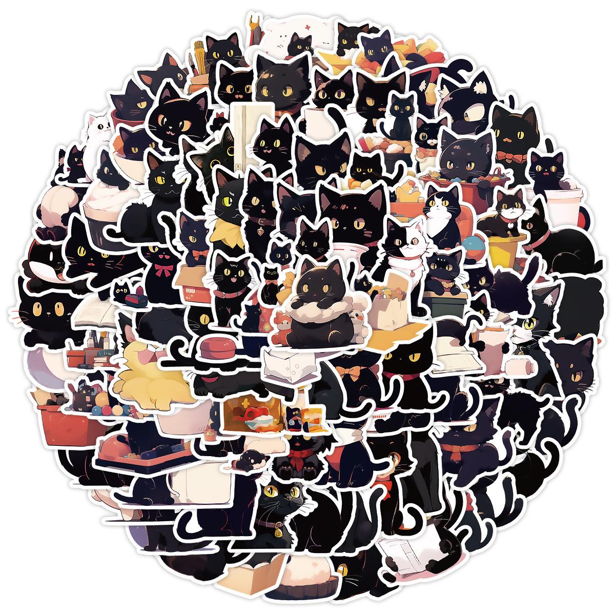 100 Милых Ветровых Наклеек Граффити Маленький Черный Кот Чемодан Водонепроницаемые Декоративные Наклейки Милые Наклейки с Животными
100 Милых Ветровых Наклеек Граффити Маленький Черный Кот Чемодан Водонепроницаемые Декоративные Наклейки Милые Наклейки с Животными