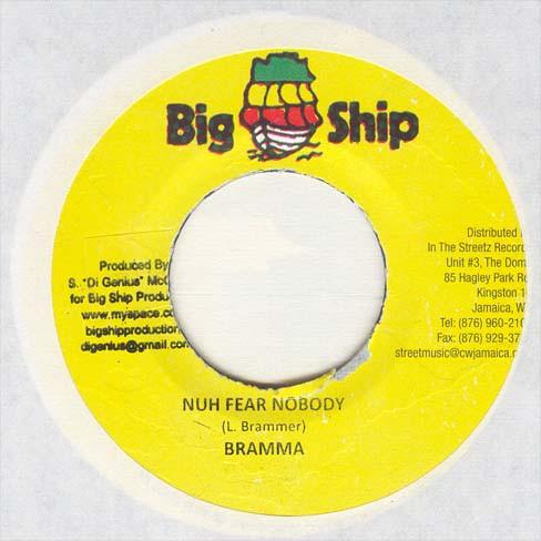 7inch Record BRAMMA - Nuh Fear Nobody NONE Big Ship 2009 Jamaica Reggae, Ska & Dub Used
7inch Record BRAMMA - Nuh Fear Nobody NONE Big Ship 2009 Jamaica Reggae, Ska & Dub Used
