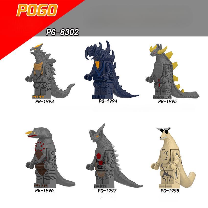 Pg8301 Pg8302 Модель з будівельних блоків Годзілли Іграшка для збирання з дрібних деталей
Pg8301 Pg8302 Модель з будівельних блоків Годзілли Іграшка для збирання з дрібних деталей
