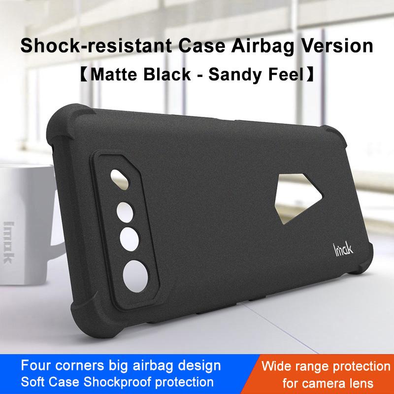 IMAK For Asus ROG Phone 7 5G Matte TPU Phone Case Four Corners Airbag Anti-Scratch Cover Black
IMAK For Asus ROG Phone 7 5G Matte TPU Phone Case Four Corners Airbag Anti-Scratch Cover Black
