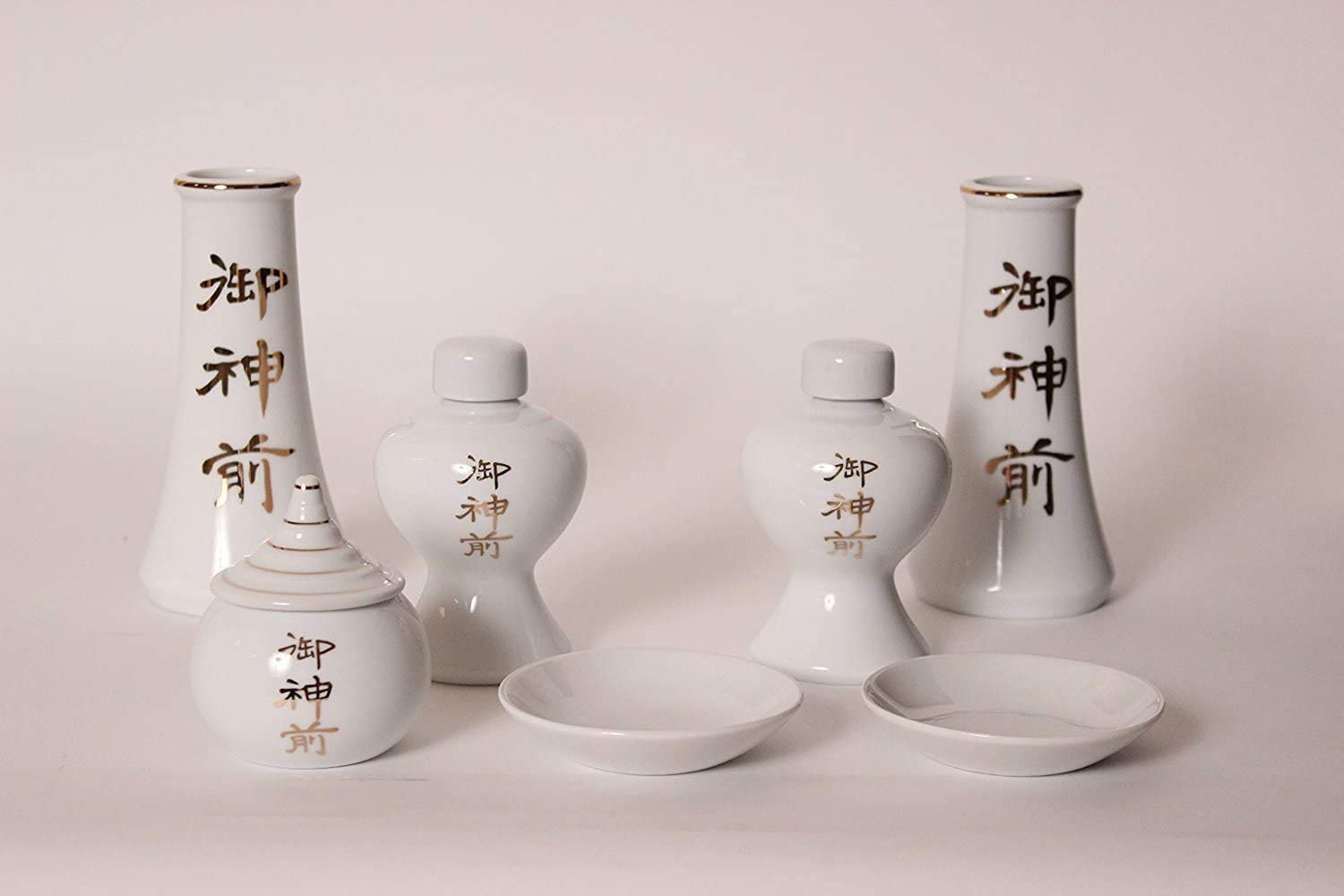 Moa Feteli Shinto Utensil Set, High-Quality 7-Piece Set, Made in Japan, Ceramic, Size (Shrine Set with Gold Lettering, Extra Large (5-inch Sakaki
Moa Feteli Shinto Utensil Set, High-Quality 7-Piece Set, Made in Japan, Ceramic, Size (Shrine Set with Gold Lettering, Extra Large (5-inch Sakaki