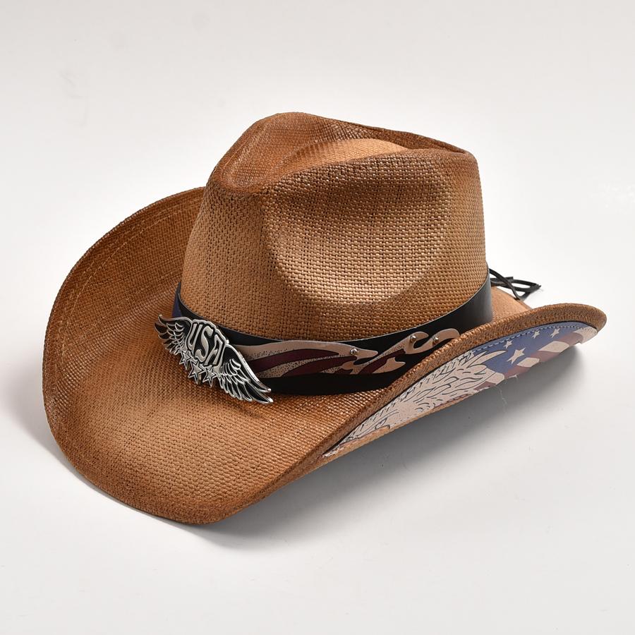 New Straw Western Cowboy Hat for Men Women Panama Beach Sun Hat Vintage Gentleman Cowgirl Jazz Hats Sombrero Hombre 56-58cm хакі
New Straw Western Cowboy Hat for Men Women Panama Beach Sun Hat Vintage Gentleman Cowgirl Jazz Hats Sombrero Hombre 56-58cm хакі