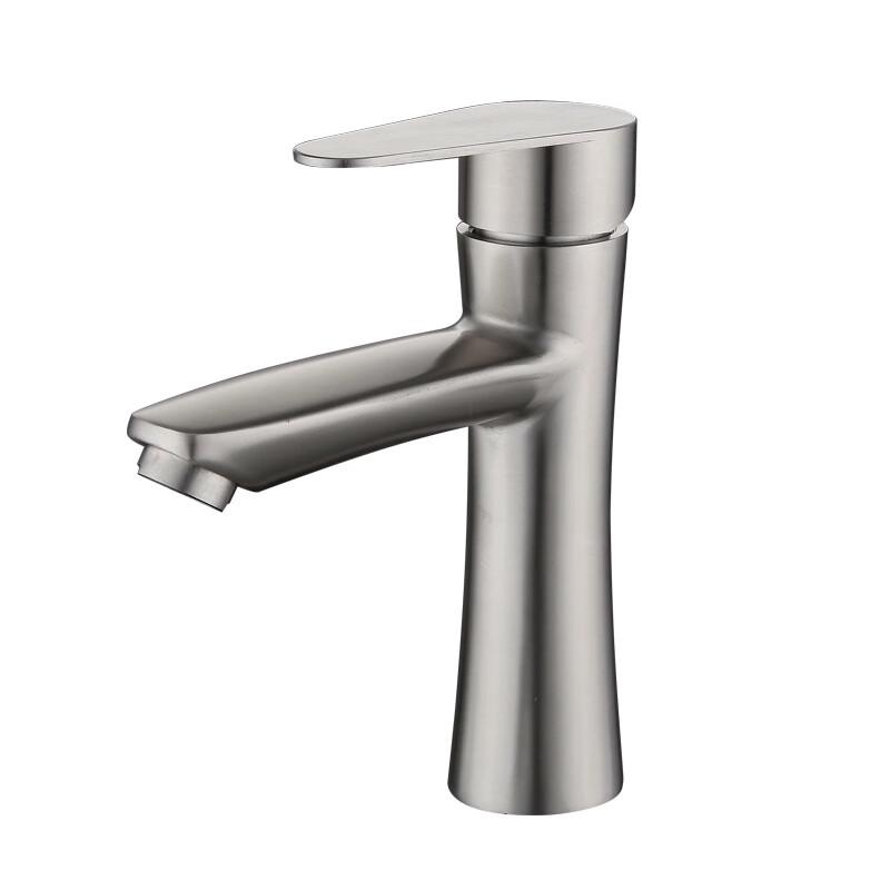 TLXT 304 Stainless Steel Hot & Cold Basin Mixer Faucet with Triangle Spout
TLXT 304 Stainless Steel Hot & Cold Basin Mixer Faucet with Triangle Spout