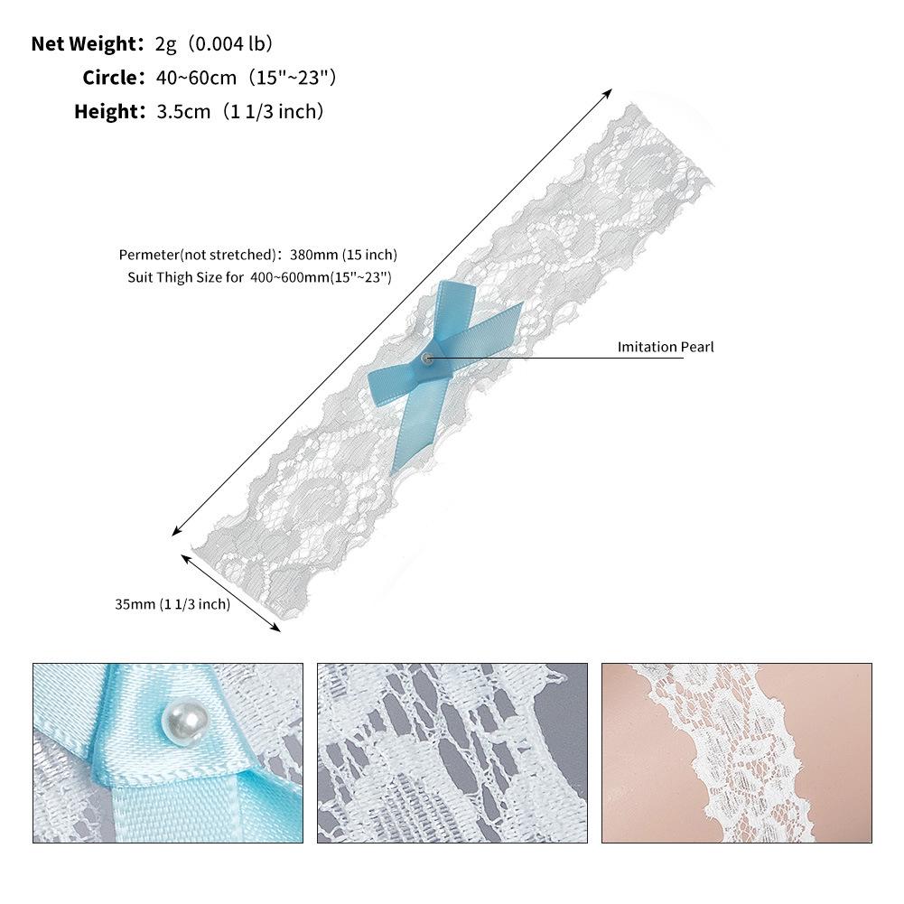 European & American Handmade Sweet Lolita Wedding Lace Bow Garter - Sexy Elastic Stocking Leg Accessory
European & American Handmade Sweet Lolita Wedding Lace Bow Garter - Sexy Elastic Stocking Leg Accessory