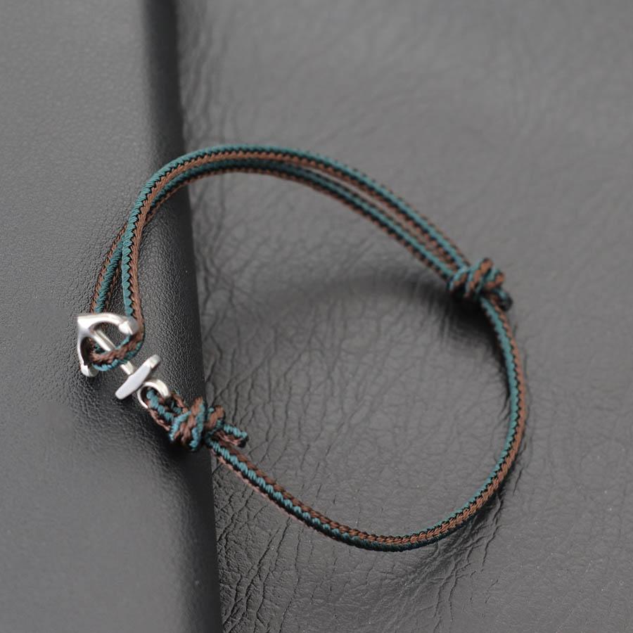 New 7 Colors Ocean Style Anchor Bracelet For Men Stainless Steel Buckle Adjustable A Grade Thin String Braslet Hand Accessories
New 7 Colors Ocean Style Anchor Bracelet For Men Stainless Steel Buckle Adjustable A Grade Thin String Braslet Hand Accessories
