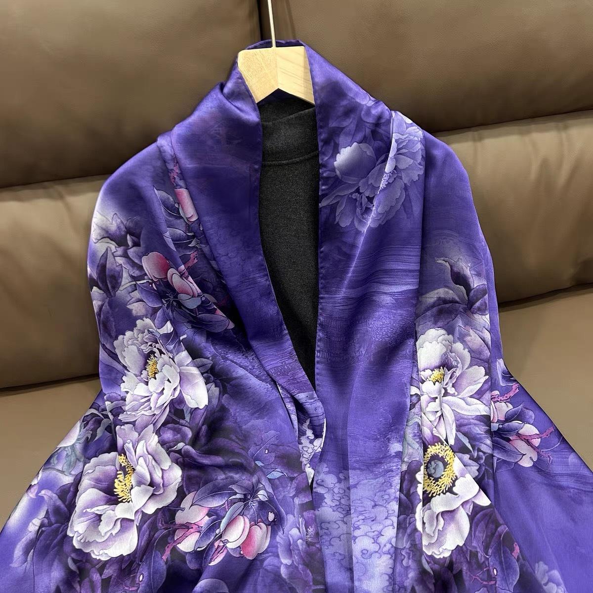 Lijin Кованый Длинный Шарф Масляная Живопись Цветочный Принт Длинный Шелковый Шарф Весна и Осень Премиальный Шарф лавандовый
Lijin Кованый Длинный Шарф Масляная Живопись Цветочный Принт Длинный Шелковый Шарф Весна и Осень Премиальный Шарф лавандовый