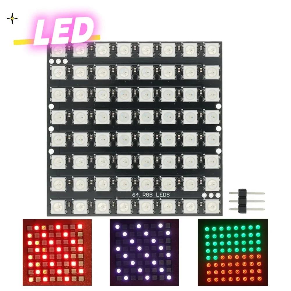 1 шт. НОВИЙ Світлодіодна Матриця WS2812 LED 5050 RGB 8x8 для Arduino Абсолютно Новий WS2812B 8*8 64-бітний Повноколірний 5050 RGB LED Панель Світильник білий
1 шт. НОВИЙ Світлодіодна Матриця WS2812 LED 5050 RGB 8x8 для Arduino Абсолютно Новий WS2812B 8*8 64-бітний Повноколірний 5050 RGB LED Панель Світильник білий