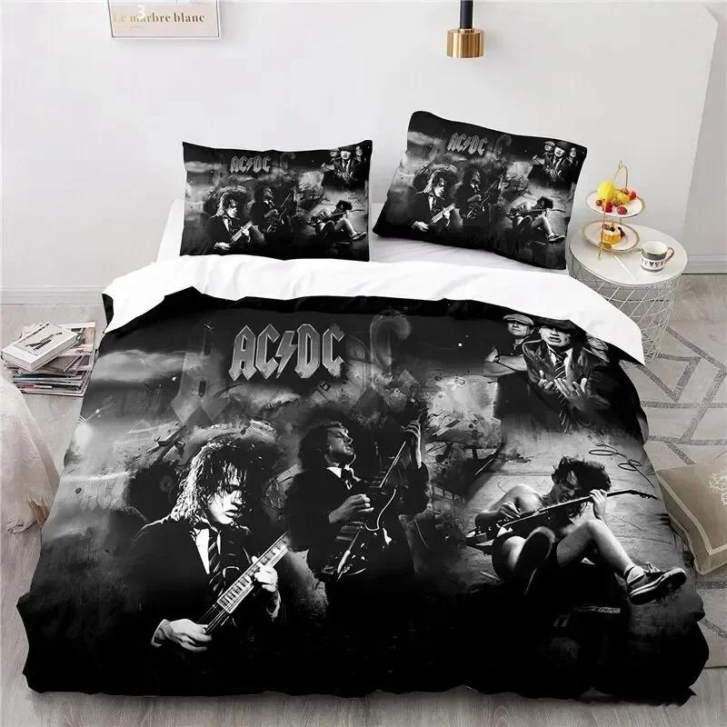 3D Printed Rock Band AC/DC Bedding Set Bedroom Soft Modern Bedspreads Comefortable Kids Duvet Cover Quilt Cover And Pillowcase US King 264x228cm
3D Printed Rock Band AC/DC Bedding Set Bedroom Soft Modern Bedspreads Comefortable Kids Duvet Cover Quilt Cover And Pillowcase US King 264x228cm